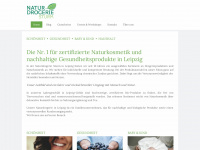 naturdrogerie.jimdo.com Webseite Vorschau
