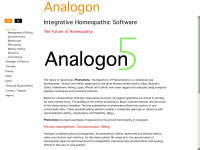 analogon.net Webseite Vorschau