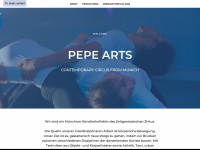 pepearts.de Webseite Vorschau