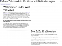 zaza.care Webseite Vorschau