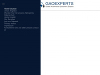 gaoexperts.com Webseite Vorschau