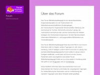 forumbibliothekspaedagogik.wordpress.com Webseite Vorschau