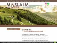 moeslalm.at Webseite Vorschau