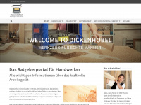 dickenhobel.net Webseite Vorschau