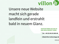 villon-kulturetage.de Webseite Vorschau