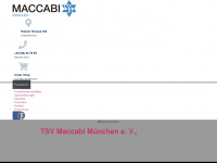 maccabimuenchen.de Webseite Vorschau