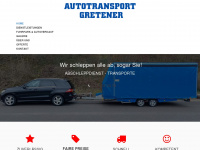 autotransport-gretener.ch Webseite Vorschau