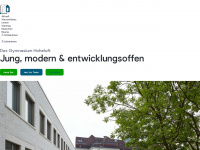 gymnasium-hoheluft.de Webseite Vorschau