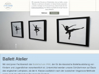 ballett-atelier.at Webseite Vorschau