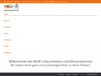 wolfis-hausmeister-allroundservice.de Webseite Vorschau