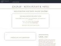 hotel-restaurant-zagreb.de Webseite Vorschau