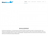 whalespray.de Webseite Vorschau