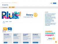 rotaryclubzurichplus.ch Webseite Vorschau