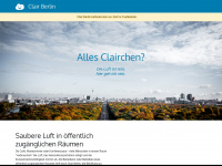 clair-berlin.de Webseite Vorschau