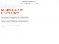 hinterhoftalk.com Webseite Vorschau