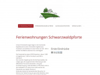 schwarzwaldpforte.de Webseite Vorschau