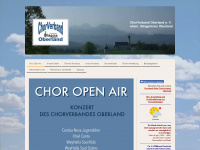 chorverband-oberland.de Webseite Vorschau