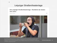 leipziger-strassentheatertage.blogspot.com Webseite Vorschau