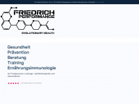friedrich-performance.de Webseite Vorschau
