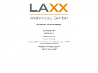 laxx-wohnbau.de Webseite Vorschau
