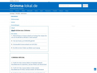 grimma-lokal.de Webseite Vorschau