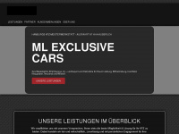 ml-exclusivecars.de Webseite Vorschau