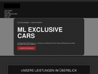 ml-exclusivecars.de Webseite Vorschau