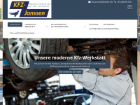 kfz-janssen.info Webseite Vorschau