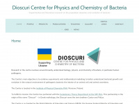 dioscuricentrebacteria.com Webseite Vorschau