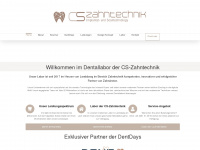 cs-zahntechnik.de Webseite Vorschau
