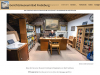 gerichtsmuseum.com Webseite Vorschau