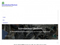 schrottankauf-bochum.de Webseite Vorschau