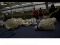 badminton-djk-regensburg-nord.de Webseite Vorschau
