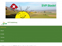 svp-stadlerberg.ch Webseite Vorschau