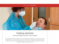 coronatest-feldberg-apotheke.de Webseite Vorschau