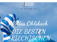 rhodos-ohlsbach.de Webseite Vorschau