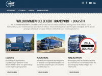 eckert-logistik.de Webseite Vorschau