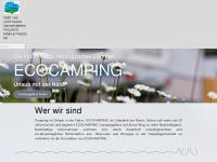 ecocamping.de Webseite Vorschau