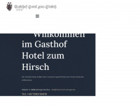 hotel-hirsch-ehingen.de Webseite Vorschau