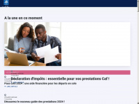 caf.fr Webseite Vorschau