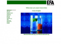efa-chemie.de Webseite Vorschau