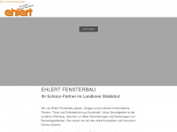 ehlert-fensterbau.de Webseite Vorschau