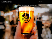bahkauv-brew.com Webseite Vorschau