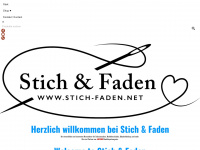 stich-faden.net Webseite Vorschau