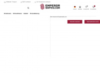 emperorsafes.com Webseite Vorschau