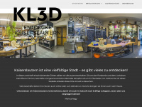 kl3d.de Webseite Vorschau