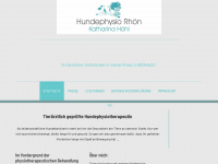 hundephysio-rhön.de Webseite Vorschau