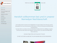 namedyer-nachbarschaft.de Webseite Vorschau