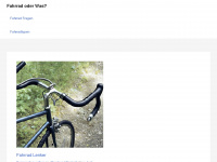 fahrrad-oder-was.de Webseite Vorschau