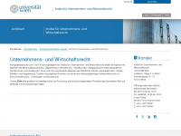 unternehmensrecht.univie.ac.at Webseite Vorschau